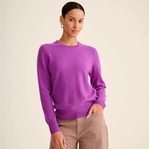 NAADAM Cashmere Sweater- Purple